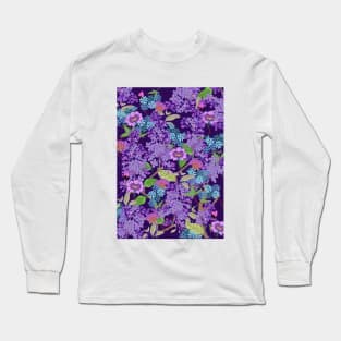 purple lilac flower Long Sleeve T-Shirt